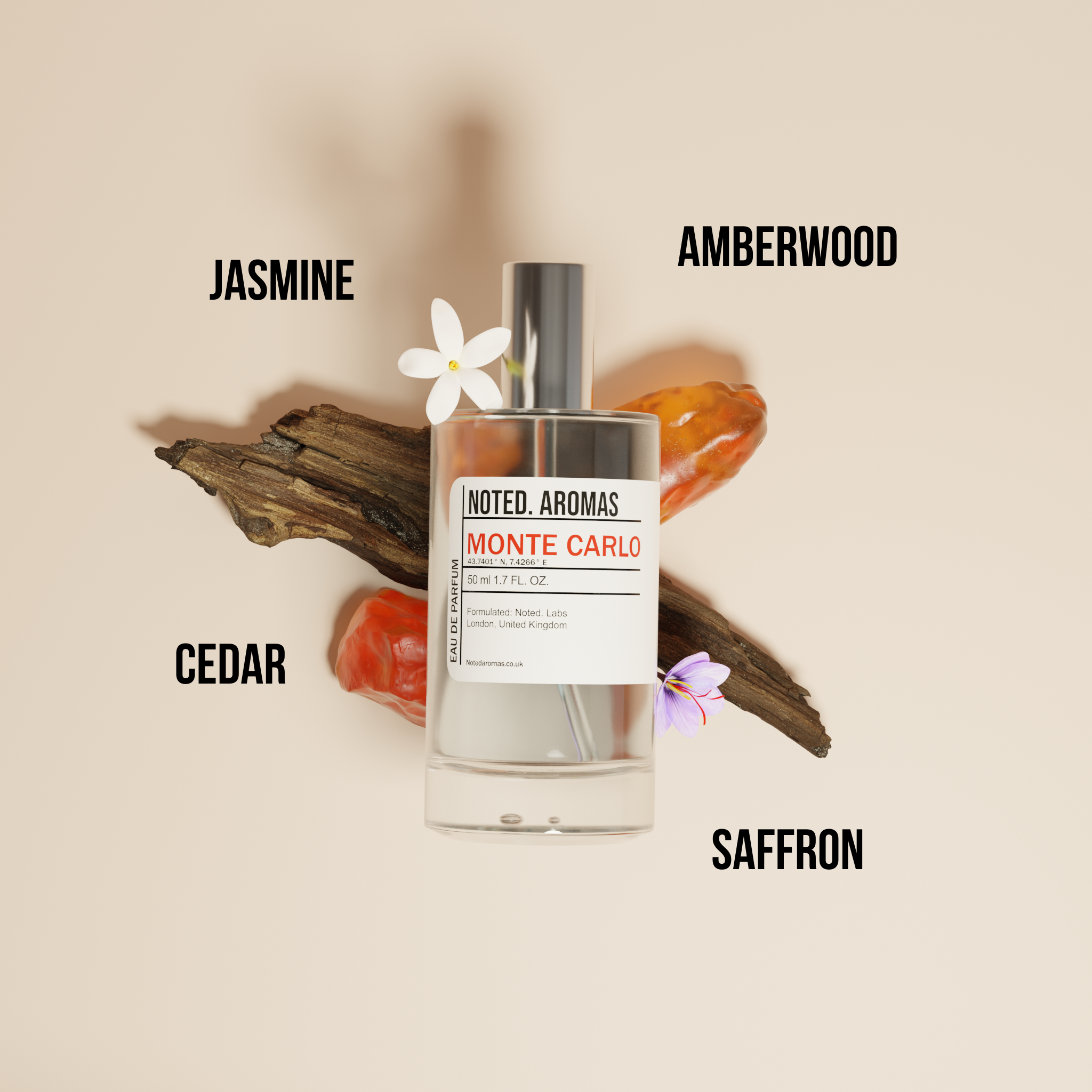 Inspired By Baccarat Rouge 540 - Monte Carlo Designer Fragrance – Noted ...